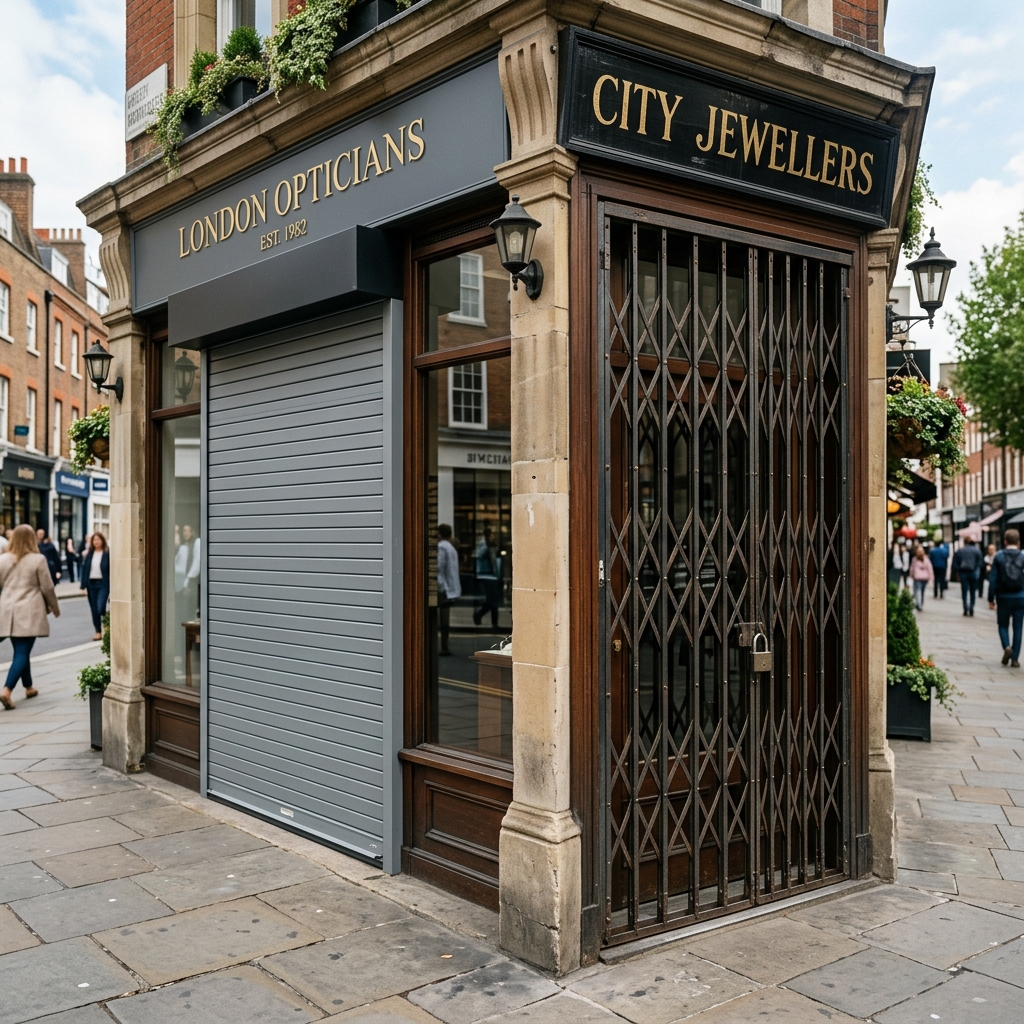 Commercial shop front security comparison