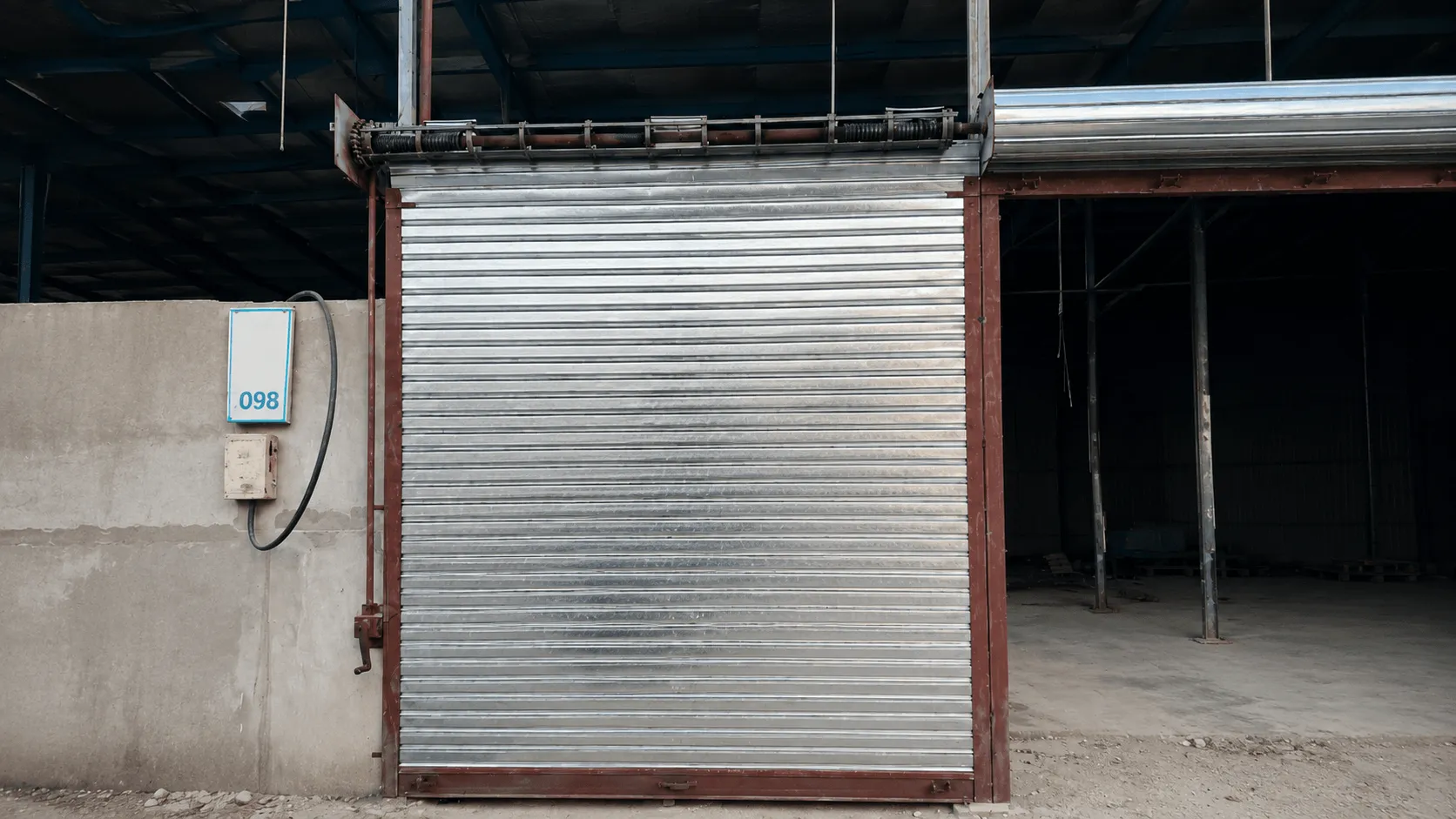 GI motorised rolling shutters installed at Flipkart warehouse in Jodhpur